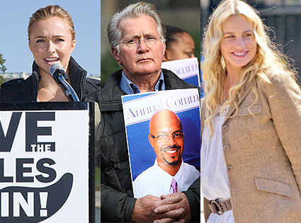 Hayden Panettiere, Martin Sheen and Daryl Hannah Hayden Panettiere, Martin Sheen and Daryl Hannah